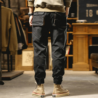 2024 Spring Pants Streetwear Fashion Contrast Patchwork