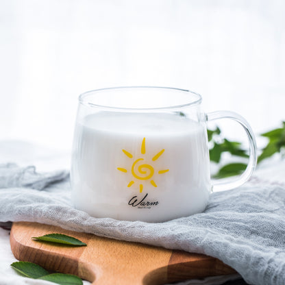 Coffee Tea Mug Drinks Dessert Cup Glass Mugs Handle Drinkware