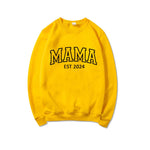 Mama Est 2024 Sweatshirt Mothers Comzy Crewneck