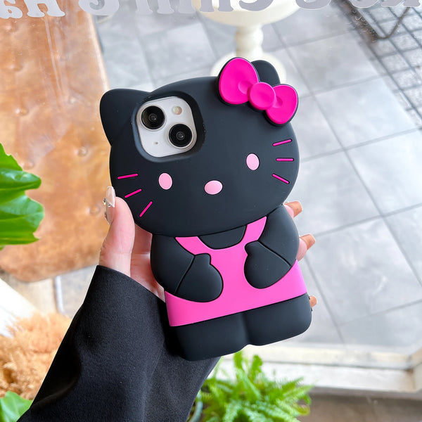 Cartoon Rabbit 3D Silicone Soft Phone Case Cute Shockproof Cover