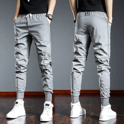 Men's Quick Dry Skinny Trousers Stylish Summer Fashion Pants