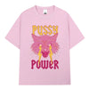 "Pussy Power" Funny Cat T-Shirt Women Vintage
