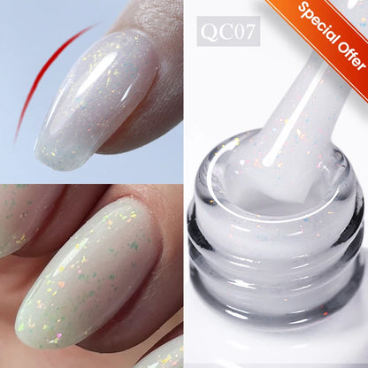 10ml Glitter Silver Liner Paint Gel Nail Polish Line Stripe Gel Vernis Semi Permanent