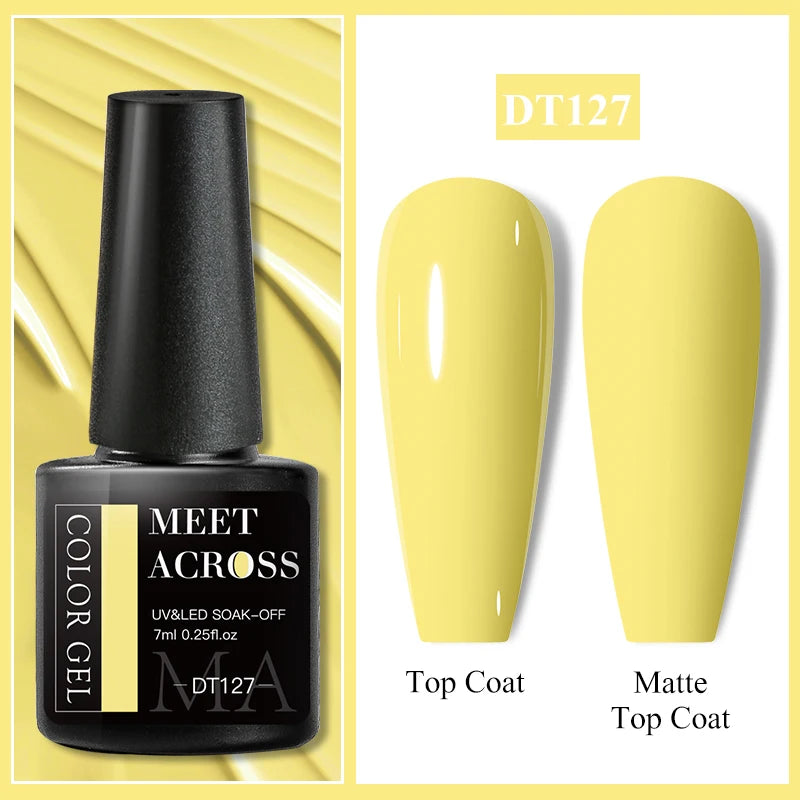 7ml Super Top Coat Gel Nail Base Gel Matte Top Coat Semi-Permanent