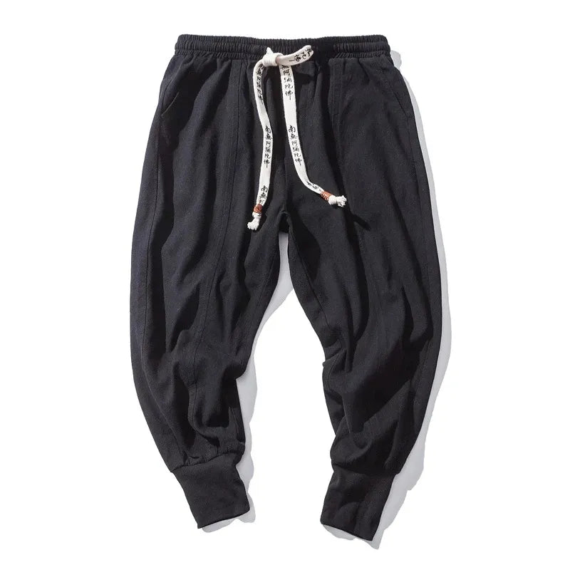 Elastic Waist Streetwear Joggers New Baggy Drop-crotch Pants