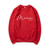 Schickes, personalisiertes Mama-Sweatshirt mit stilvollem Komfort für den Muttertag und frischgebackene Mütter