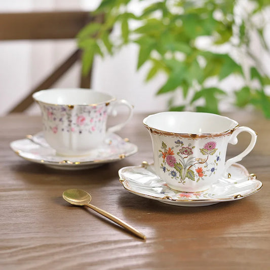 Vintage Royal Ceramic Coffee Cup and Saucer Mug Set