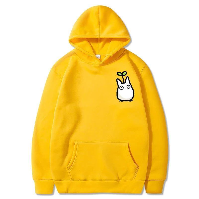 Harajuku Long Sleeve Totoro Graphic Hoodie