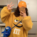 Women Hoodie Pullover Coats Warm Fleece Streetwear Plush Outerwear