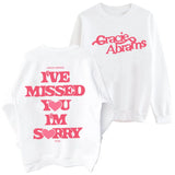 Gracie Abrams Hoodie I Miss You I'm Sorry Fan Made Merch