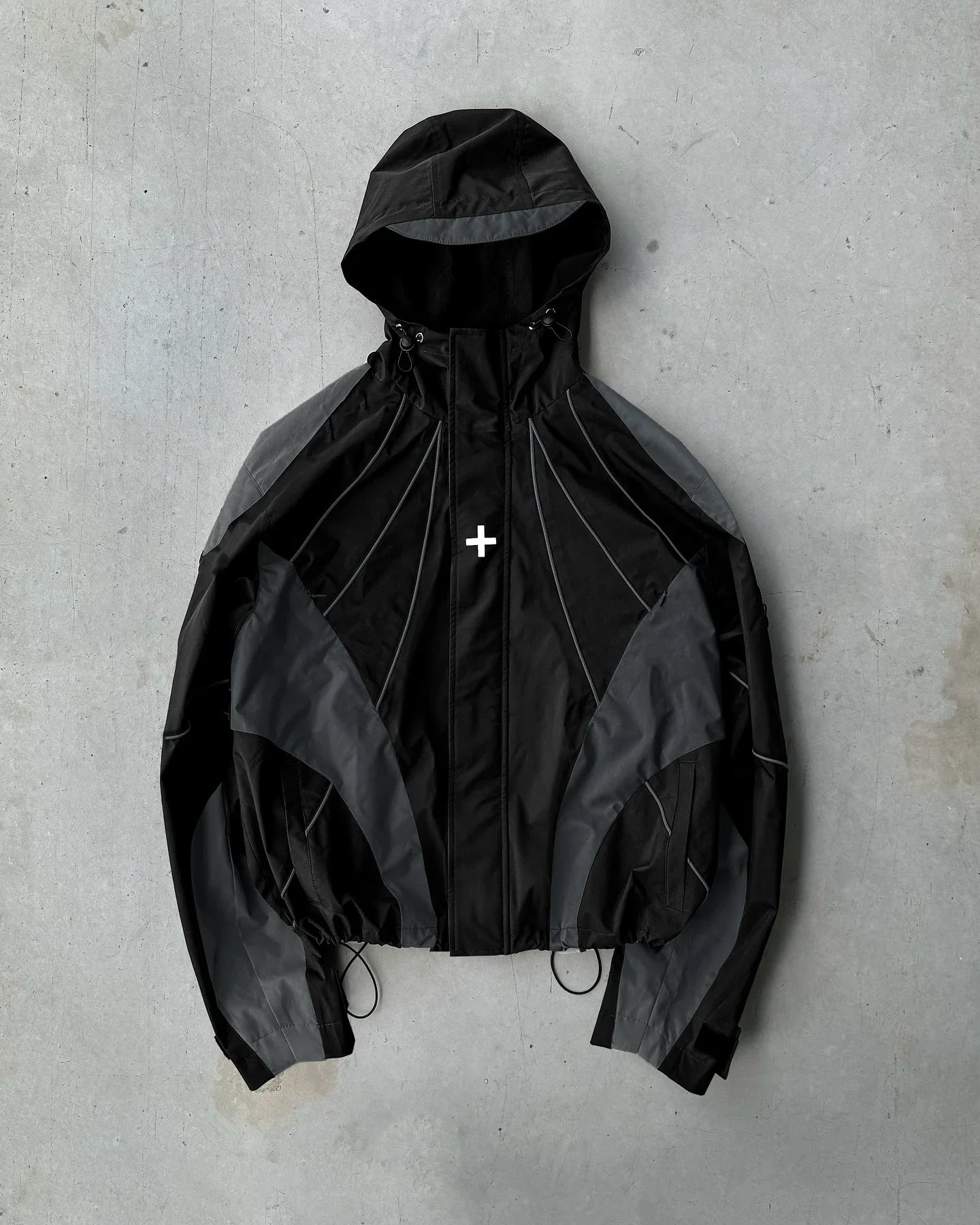 2025 Ventus Shell Oversized Zipper Men Jacket Streetwear