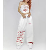 Trendy Hip-Hop Drawstring Sweatpants: Wide Leg Comfort for All