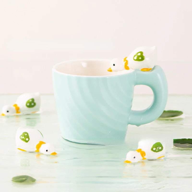 Cartoon Katze Keramik Tasse Kreative Hand Bemalt Hohe Temperatur Beständig Becher Schlafsaal