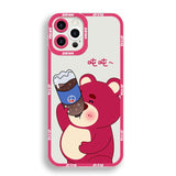 Cartoon Cat Mouse Soft Silicone Case for iPhone