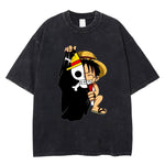Vintage Men T-Shirts Anime Print T Shirts Cotton Casual Sleeveless Tees Vest - xinnzy