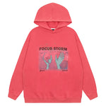 Oversized High Street Hip Hop Washed Hoodie