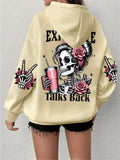 Expensive Talks Women Hoodie Funny Harajuku