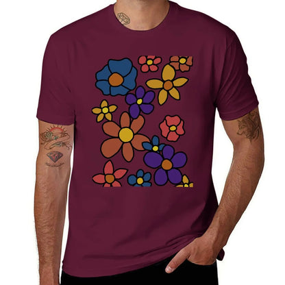 Flower Doodle Graphic Aesthetic T-Shirt