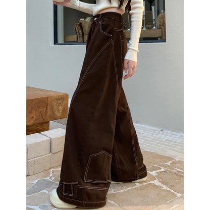Y2K Vintage High Waisted Brown Baggy Jeans