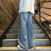 2024 Jeans Fashion Pattern Denim Pants Male