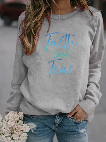 Women Sweatshirt Fleece Long Sleeve Pullovers