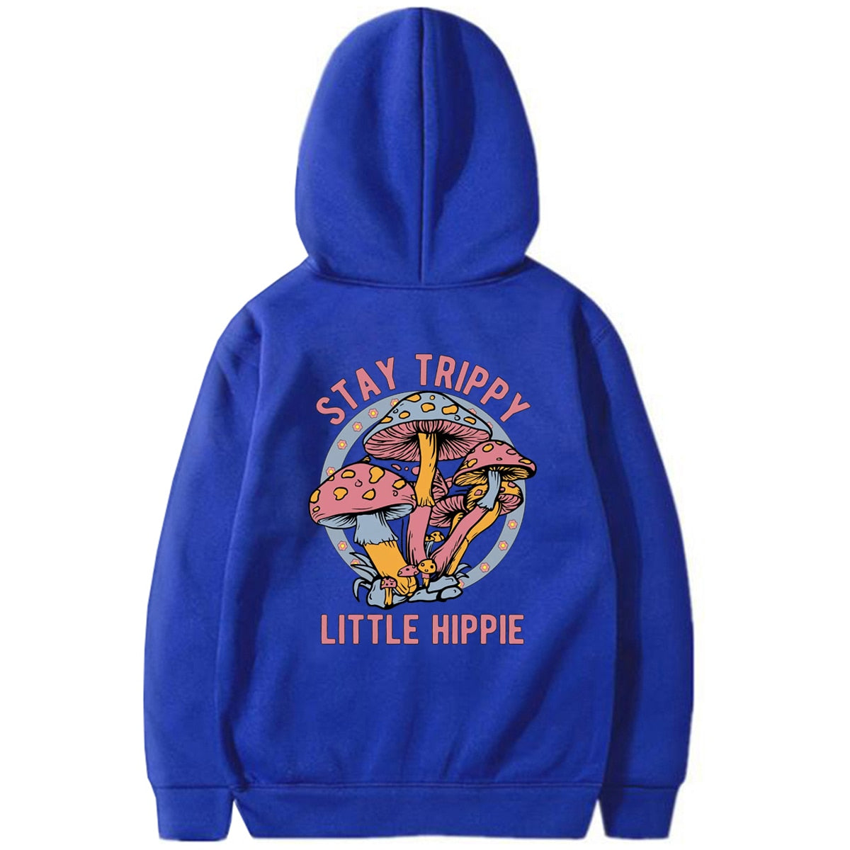 Bleiben Sie trippy kleiner Hippie-Hoodie-Sweatshirt-Hoodie