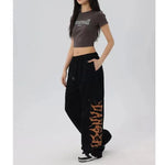 Y2K Streetwear Sports Pants for Women Pants High Waist Summer