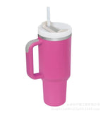 Edelstahlbecher, Kaffeetasse, Thermobecher, Thermosbecher mit Griff