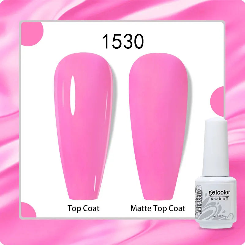 8ml Pure Color Gel Nail Polish Nail Art Manicure Semi Permanent