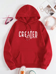 Created With At Purpose Hoodies Trendy Christian Sweatshirt