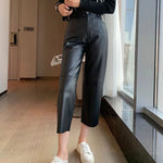 Waist Loose Pocket Harem Trousers Spring Autumn