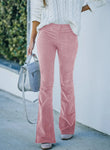 High Waisted Corduroy Flare Pants