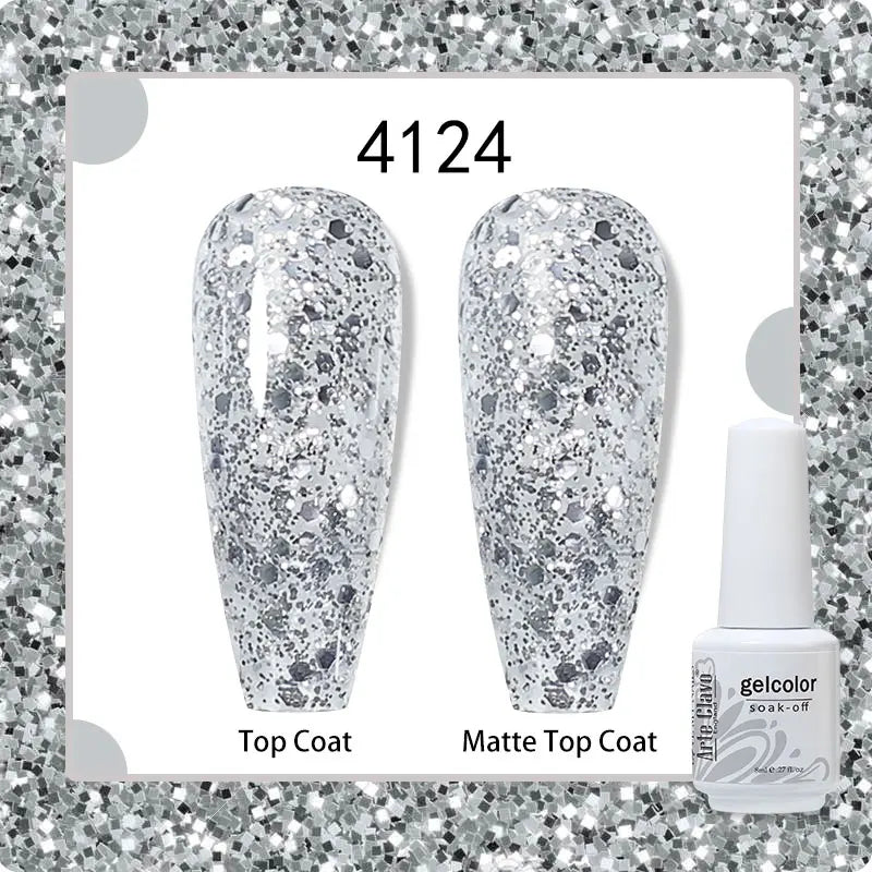 8ml Pure Color Gel Nail Polish Nail Art Manicure Semi Permanent