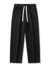 Men's Straight Sweatpants Wide Leg Drawstring Letter Sports Baggy Pants