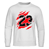 Muster 23 Herren Casual Sweatshirt Klassischer Stil mit Tasche und Fleece