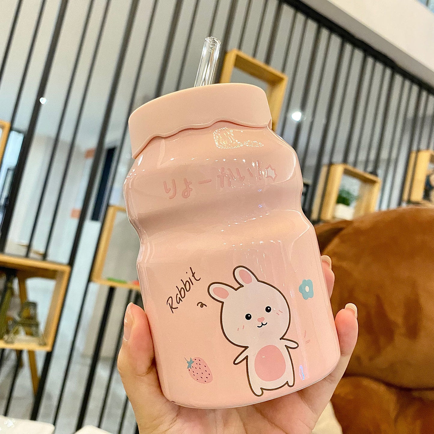 Mugs Cartoon Pictures Water Cup Bottle Girls Children