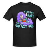 Men's Novelty T Shirt Interplanets Janets Cotton Style