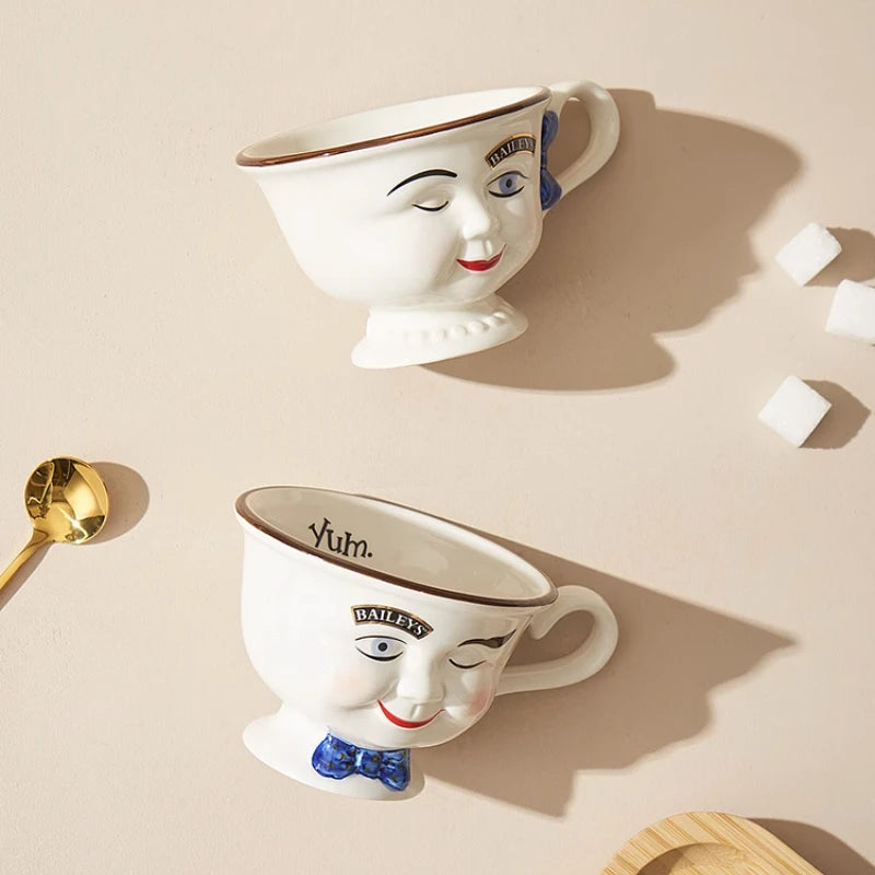 Retro Coffee Cup Breakfast Tea