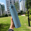 Insulated Water Bottle with Straw 600ml 750ml Stainless Steel