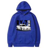 Men Hoodies Harajuku RX7 FD Drift Japanese Cars Casual