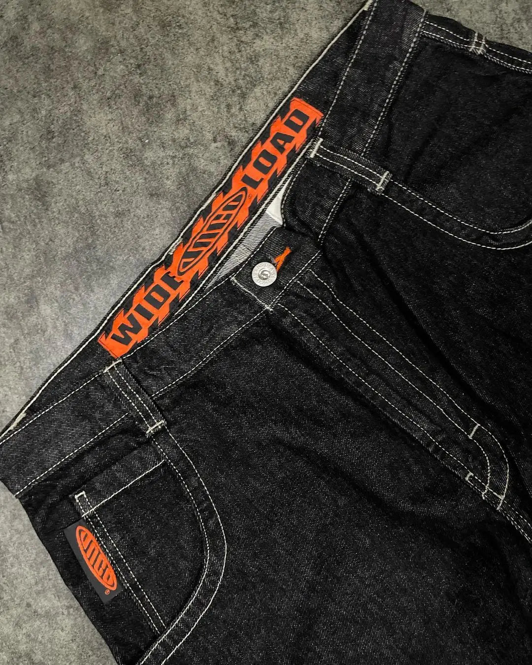 Washed Trend Dragging Pants Hip Hop Rap