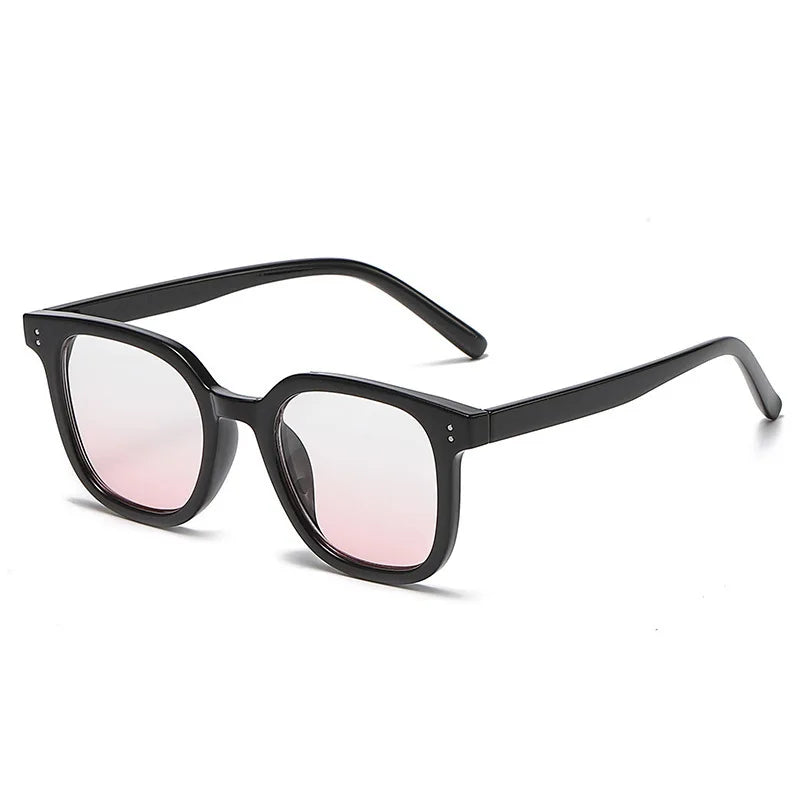 Gradient Blush Square Sunglasses UV400 Anti-Glare Eyewear