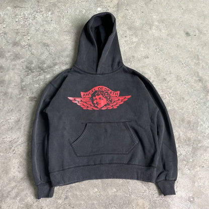 Men’s Oversized Saint Michael Hoodie 2024 Vintage Streetwear
