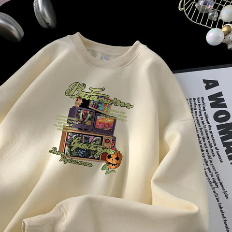 Autumn Sweatshirt Halloween Sweatshirt Trendy Retro