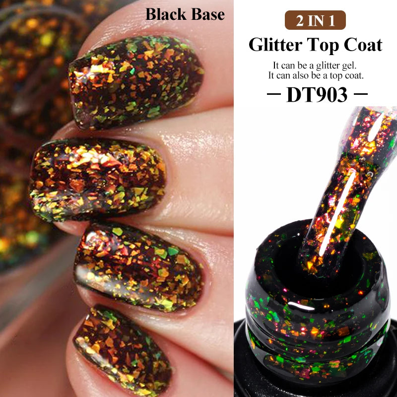 Nails Winter Autumn Christmas Nail Art Gel Varnish Manicure