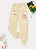 Women's Graffiti Sweatpants Casual Streetwear