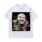 Streetwear Graphic Gangster Short Sleeve Tshirt