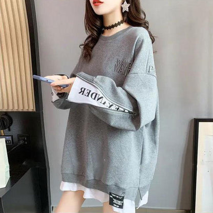 Sweatshirts Pullovers Women Zipper Casual