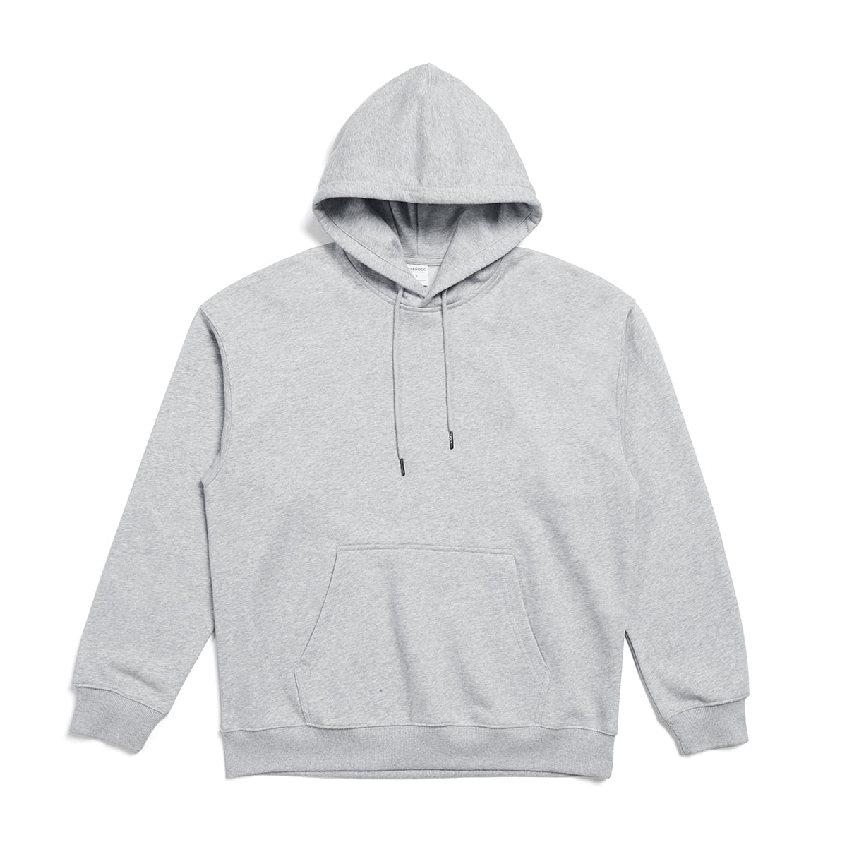 New Hooded Hoodies for Men Thick Fabric, Solid Basic Sweatshirts with Quality Jogger Texture Pullovers