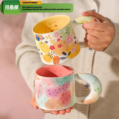 Mug High-Value Ceramic Mugs Niche Design Girls Office